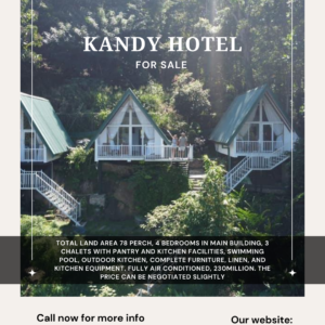 Boutique Hotel for Sale in Kandy