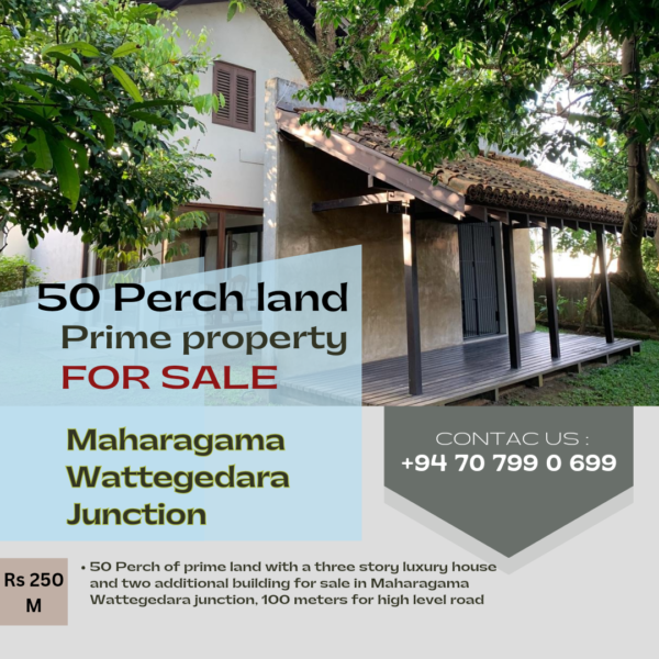 Prime Property for Sale – Land & Luxury House with Additional Buildings