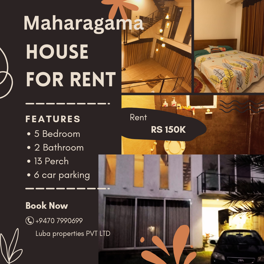 5 BR House for rent in Maharagama