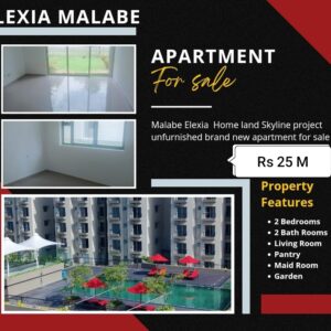 Rs 25 M 2 BR apartment Malabe skyline