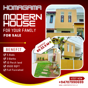 Furnished House for sale in Homagama
