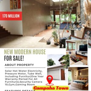 Luxury Brand New architectural Three Storied House in Gampaha City.