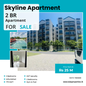 Rs 25 M 2 BR apartment Malabe skyline