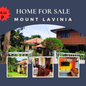 35.11 Perch House for sale in Mount Lavinia