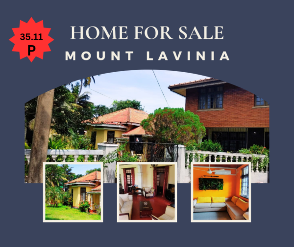 35.11 Perch House for sale in Mount Lavinia