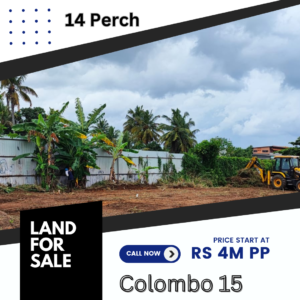 Valuable Land in a highly residential area from St. Mary's Lane, Colombo 15.