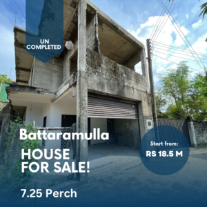 Property for Sale in Battaramulla – Half-Built House