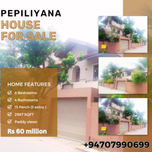 15 Perch House for sale in Pepiliyana
