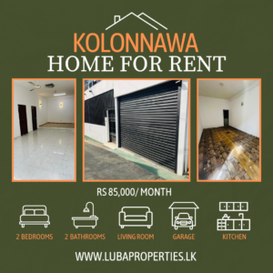 2 BR House for Rent in Kolonnawa
