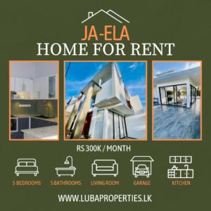 Modern House for Rent in Ja- Ela