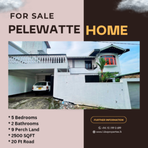 2-Unit House for Sale in Pelawatta – LKR 45 Million