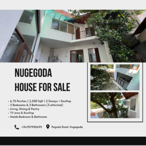 LKR 52 M House for sale in Nugegoda