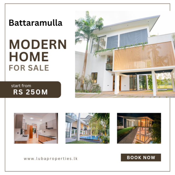 Luxury villa for sale in Battaramulla