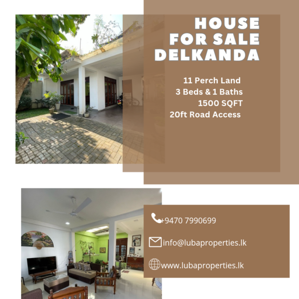 11 Perch House for sale in Delkanda ( Nugegoda )