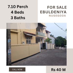 4 Bedroom | House for sale in Ebuldeniya, Nugegoda