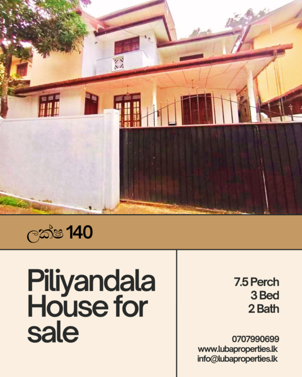 LKR 14 M | House for sale in Piliyandala
