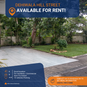 8 BR Rental House in Dehiwala