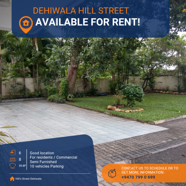 8 BR Rental House in Dehiwala