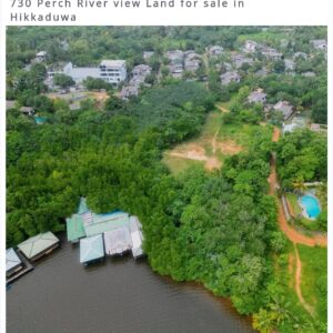 River view land for sale in Hikkaduwa