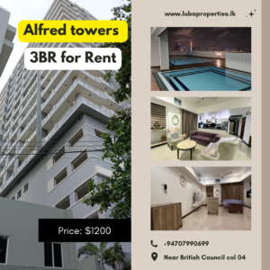 Luxury 3-Bedroom Apartment for Rent in Colombo 3 – Prime Location!