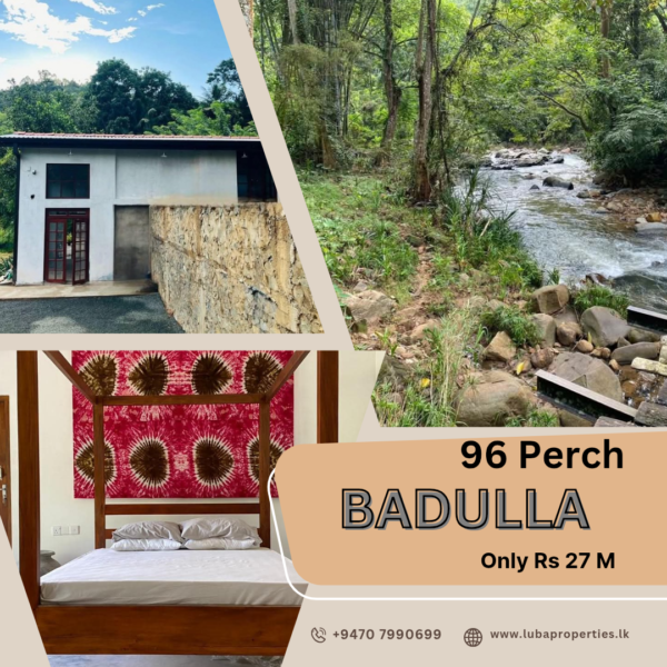 96 Perches Holiday Villa for sale in Badulla