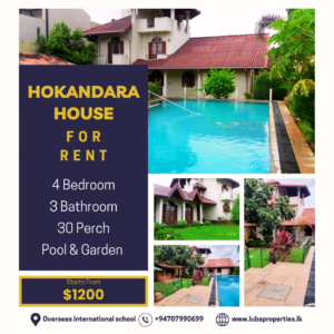 Luxury villa for Rent in Hokandara
