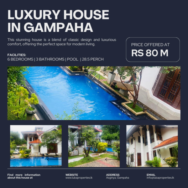 Luxury House for sale in Gampaha