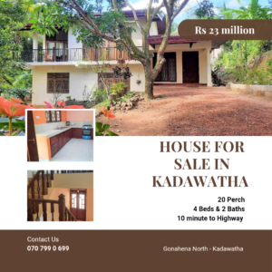 LKR 23 M House for sale in Kadawatha