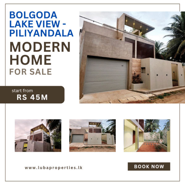 Modern House with Bolgoda Lake view in Piliyandala