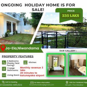 Holidays Home for sale in Ja Ela