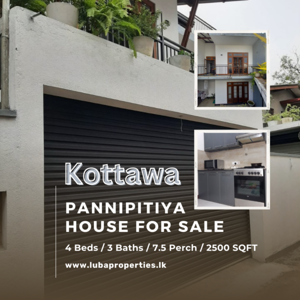4 BR House for sale in Pannipitiya - Kottawa