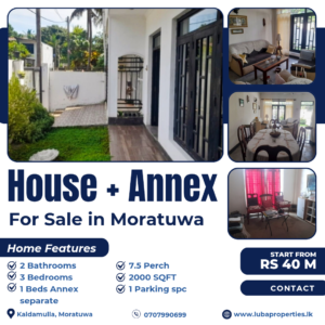 7.5 Perch | House for sale in Moratuwa