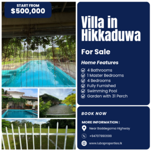 Beautiful Villa in Hikkaduwa