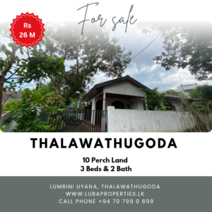 10 Perch House for sale in Thalawathugoda