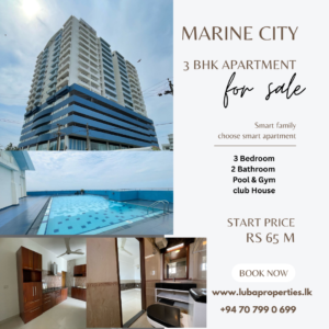 Sea View Apartment for sale in Marine City Dehiwala