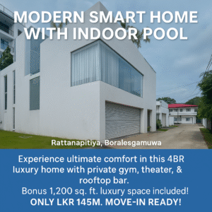Luxury Furnished House for sale in Rattanapitiya Boralesgamuwa