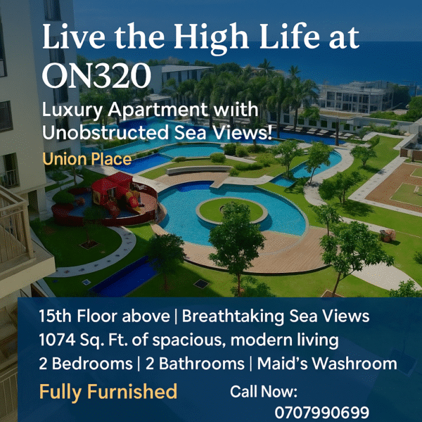Live the High Life at On320 – Luxury Apartment with Unobstructed Sea Views!
