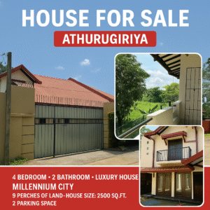 Hot Property Alert! 4BR Home in Millennium City Athurugiriya