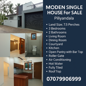 Brand new Modern House for sale in Piliyandala