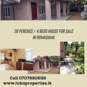 26 Perches House for sale in Homagama