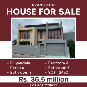Modern New House for sale polgasowita - Piliyandala