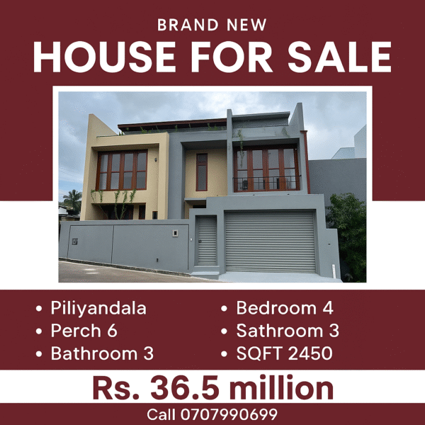 Modern New House for sale polgasowita - Piliyandala