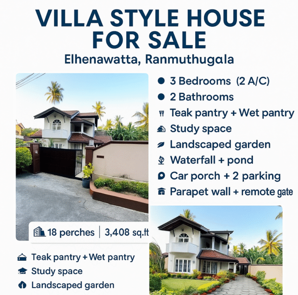 Dream villa for sale in Kadawatha