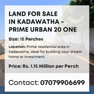 15 Perch Land for sale in Kadawatha