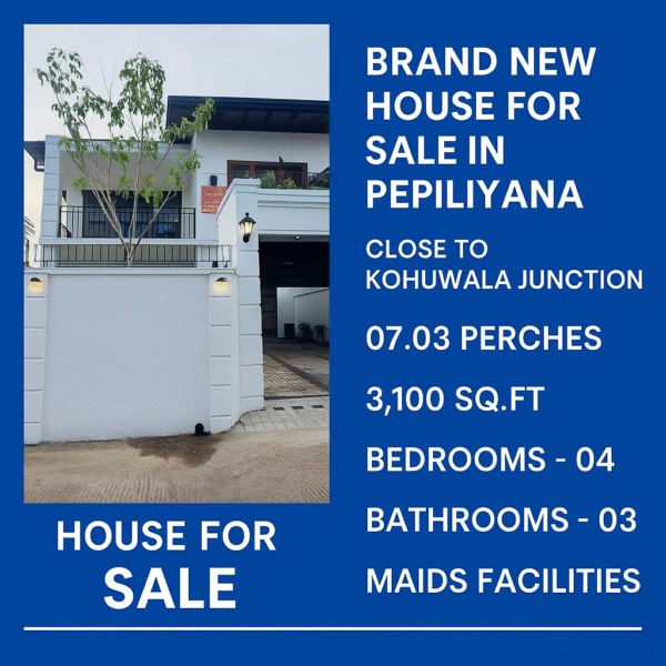Brand new house for sale in Pepiliyana - Kohuwala city