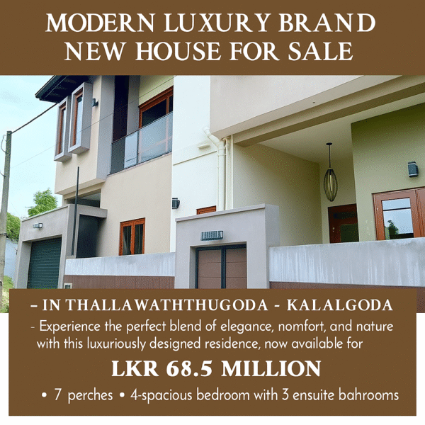 Modern House for sale in Thalawathugoda