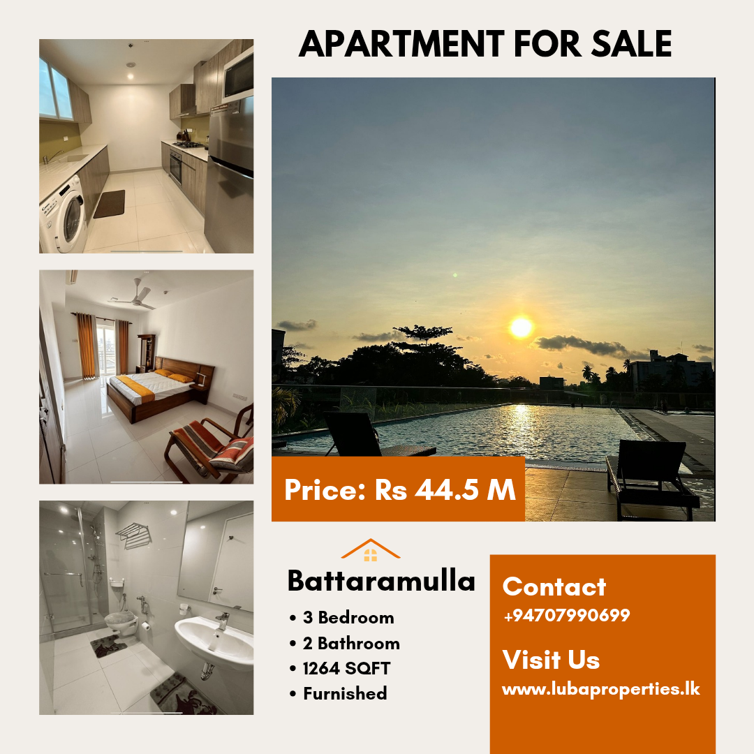 3BR apartment for sale in Fairway, Koswatte