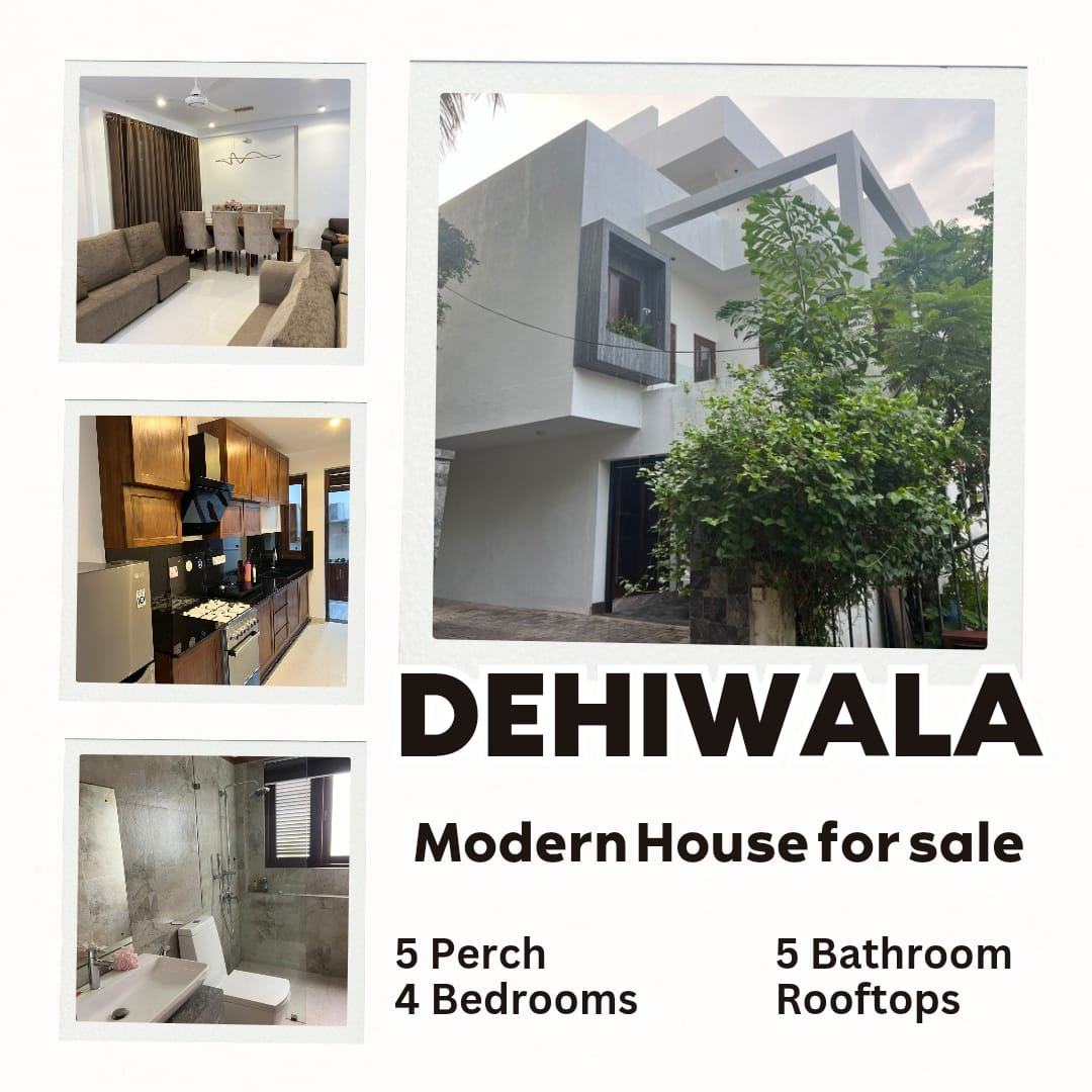 This stunning 5-perch property offers in Kalubowila, Dehiwala