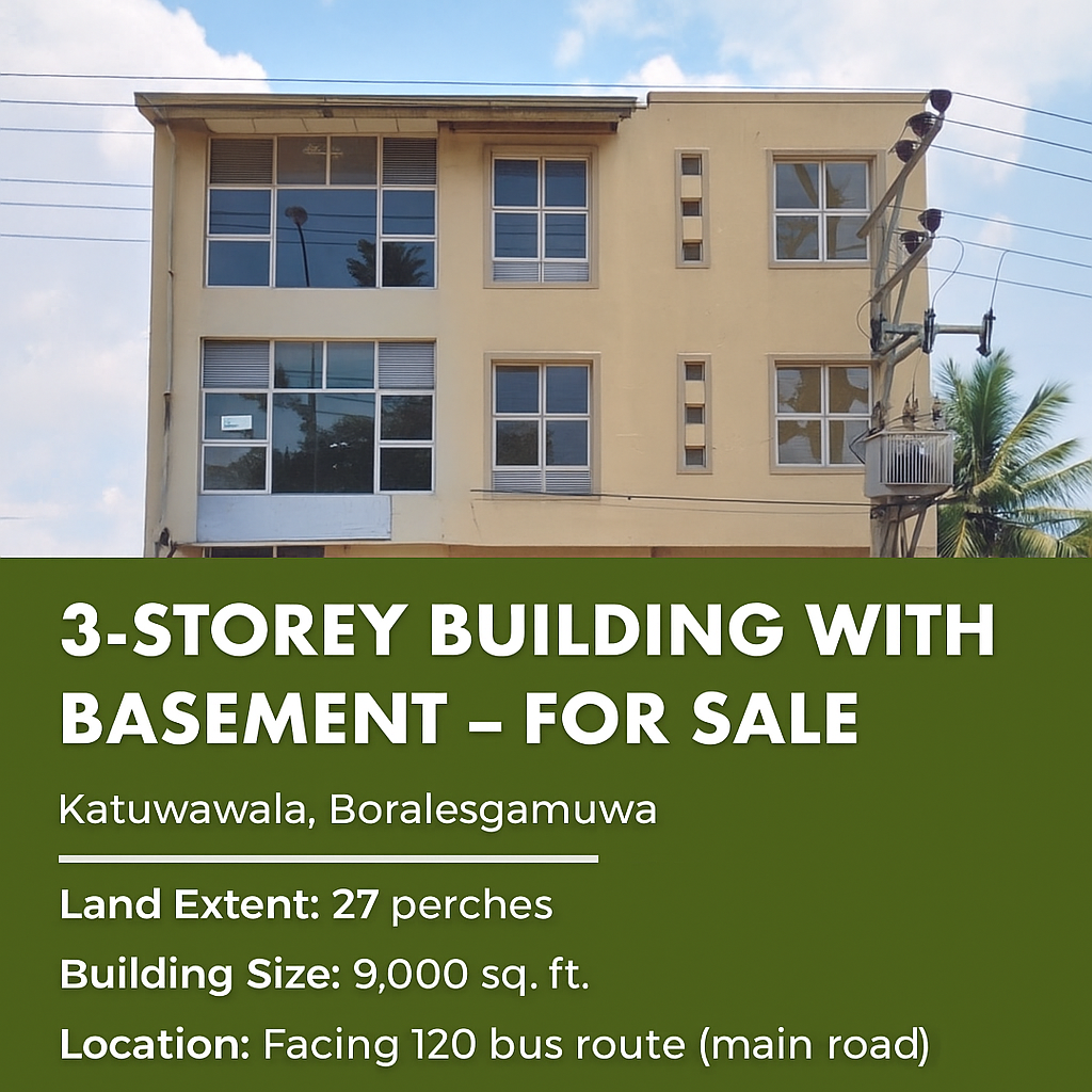 Commercial building for sale in Boralesgamuwa - Katuwawala