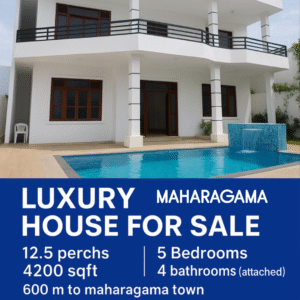 House with Pool for sale in Maharagama